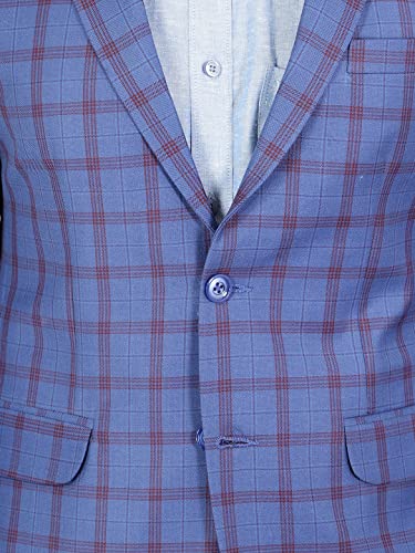 WINTAGE Mens Poly Wool (by Raymonds Mills) Checkered Blazer4