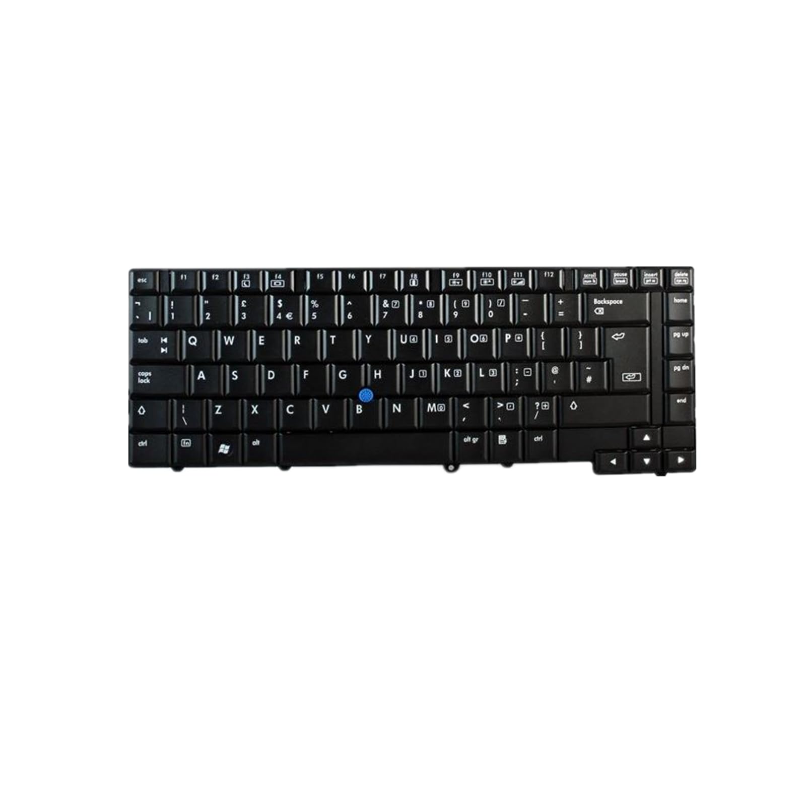 Teclado HP EliteBook 8530p para programar y redactar con teclado negro UK Layout 2