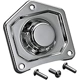 V-Factor 17752 Chrome Start Solenoid End Cover for Harley