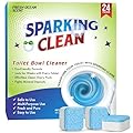 Sparking Clean Toilet Bowl Cleaner Tablets – 24 Pack Toilet Bowl Tablets for Inside the Bowl – Long-Lasting Toilet Cleaners for a Spotless Finish
