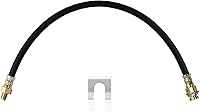 MuRealy 18-Inch Rubber Brake Hose - Flexible 3/8-24 Thread Brake Line, Durable Universal Hydraulic Hose for Easy Brake Upgrade
