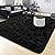 Tepook Area Rugs 8x10 for Living Room, Super Soft Fluffy Rugs for Bedroom, Modern Shaggy Rug Fuzzy Carpets for Kids, Plush Indoor Nursery Home Decor Rug with Non-Slip Bottom, Black