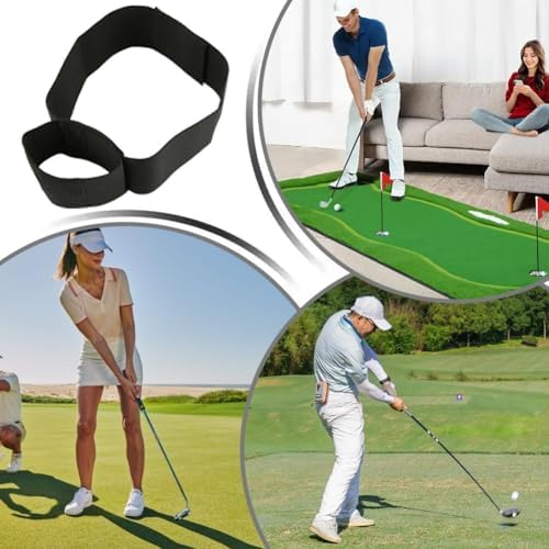 TRS Slider Golf Training Aid - Adjustable Golf Swing Correcting Arm Band for Connection & Stability - Premium Nylon Elastic Swing Trainer for Beginners, Men & Women — view 6