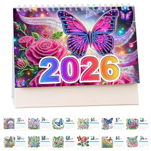 Skeadex Diamond Painting Kalender 2026, Diamond Painting Weihnachten...