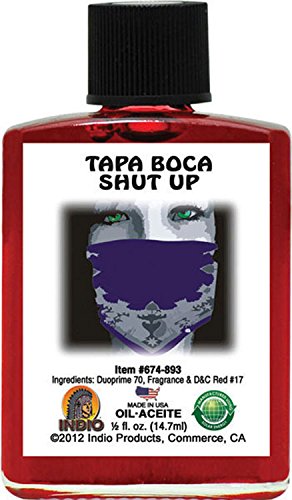 INDIO Oil- Shut Up TAPA BOCA 1/2oz