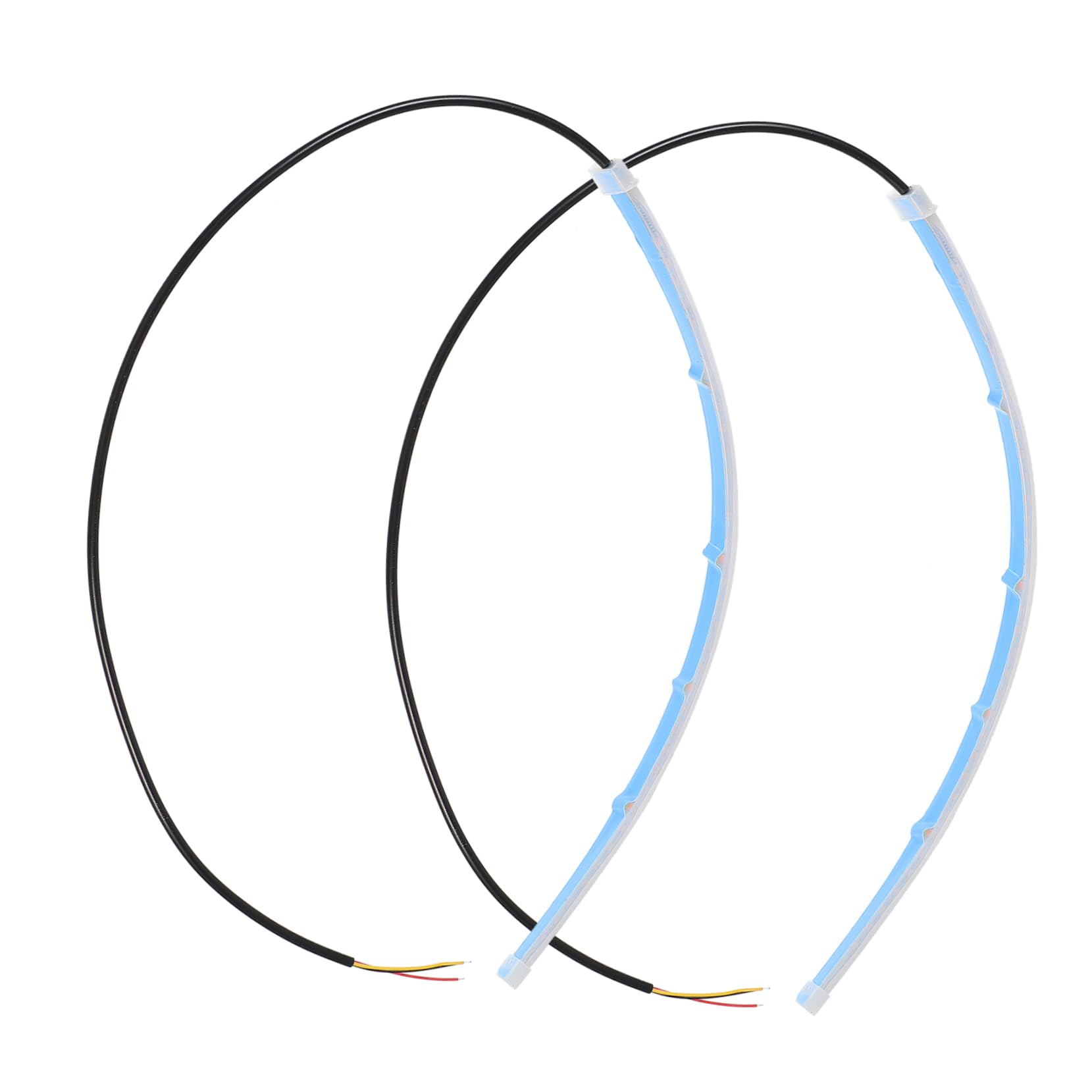 SOLUSTRE Striscia Di Luci A Led Per Fari A 3 Set Luce Diurna Automatica Striscia Di Luci A Led Installazione Semplice 2 Pezzi * 3