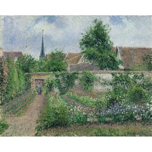 Art décoratif durable impression sur toile Jardin de cuisine Eragny 1891