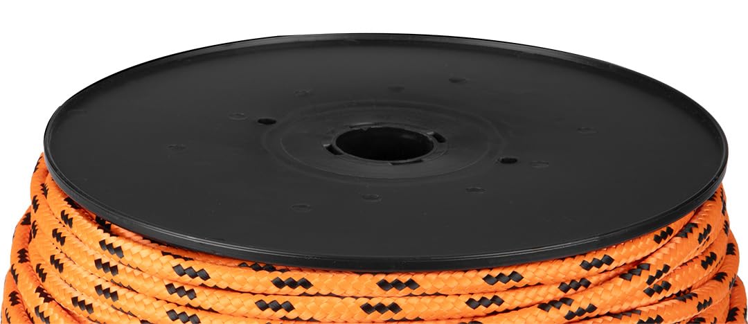 NEO TOOLS Polypropylen Seil 200 m, PolypropylenSeil 10 mm, Tauwerk PP | Flechtleine Textilseil Leine Schnur Festmacher Rope Kordel Kunststoffseil, Outdoor Tauwerk Schnur Festmacher Rope