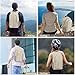 ZOMFELT Hiking Backpack for Women Men, 15L Lightweight Packable Backpack for Trip, Water Resistant Small Travel Backpacks, Foldable daypack for Hiking, Walking, Cycling, Camping, Beige