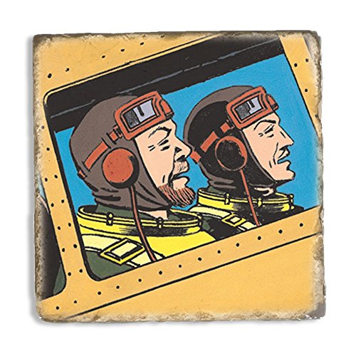 Plaque de marbre Blake et Mortimer Le secret de l'Espadon 1, idée cadeau bédéphile
