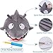 iPlay, iLearn Bouncy Pals Kids White Shark Hopper Ball, Toddler Ride on Bounce Toy, Outdoor Indoor Inflatable Jumping Animal W/Handle, Bouncing Hop Jumper, Birthday Gift for 2 3 4 5 Year Old Boy Girl
