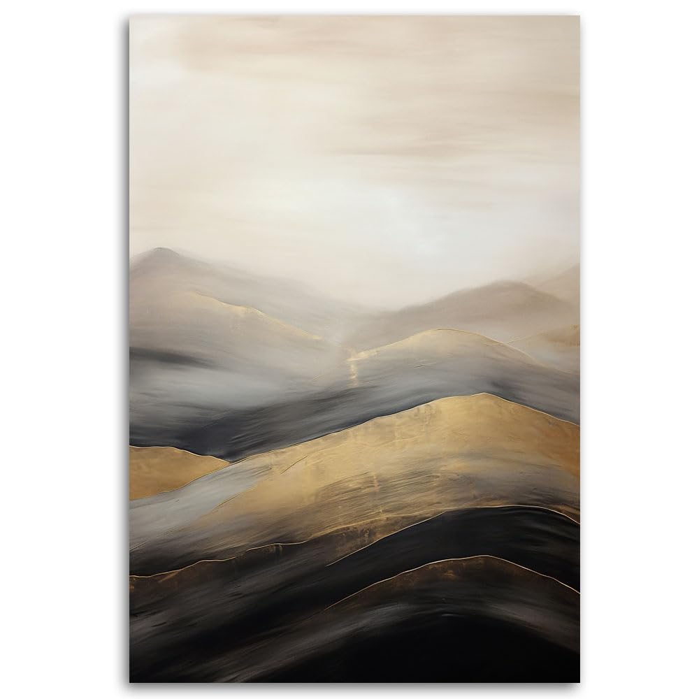 Lienzo moderno para dormitorio y salón, cuadro abstracto elegante 50x70 8