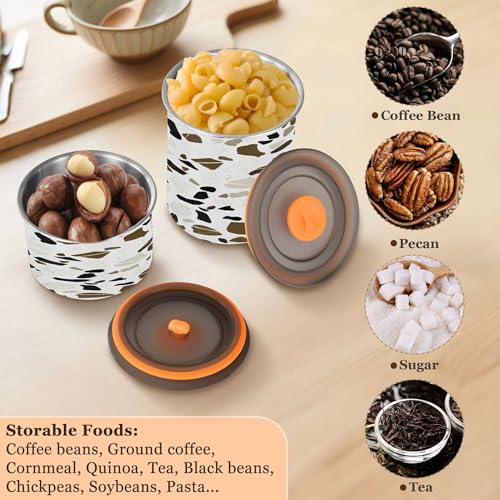 Frasco hermético para café 30 oz acero inoxidable miniatura 6