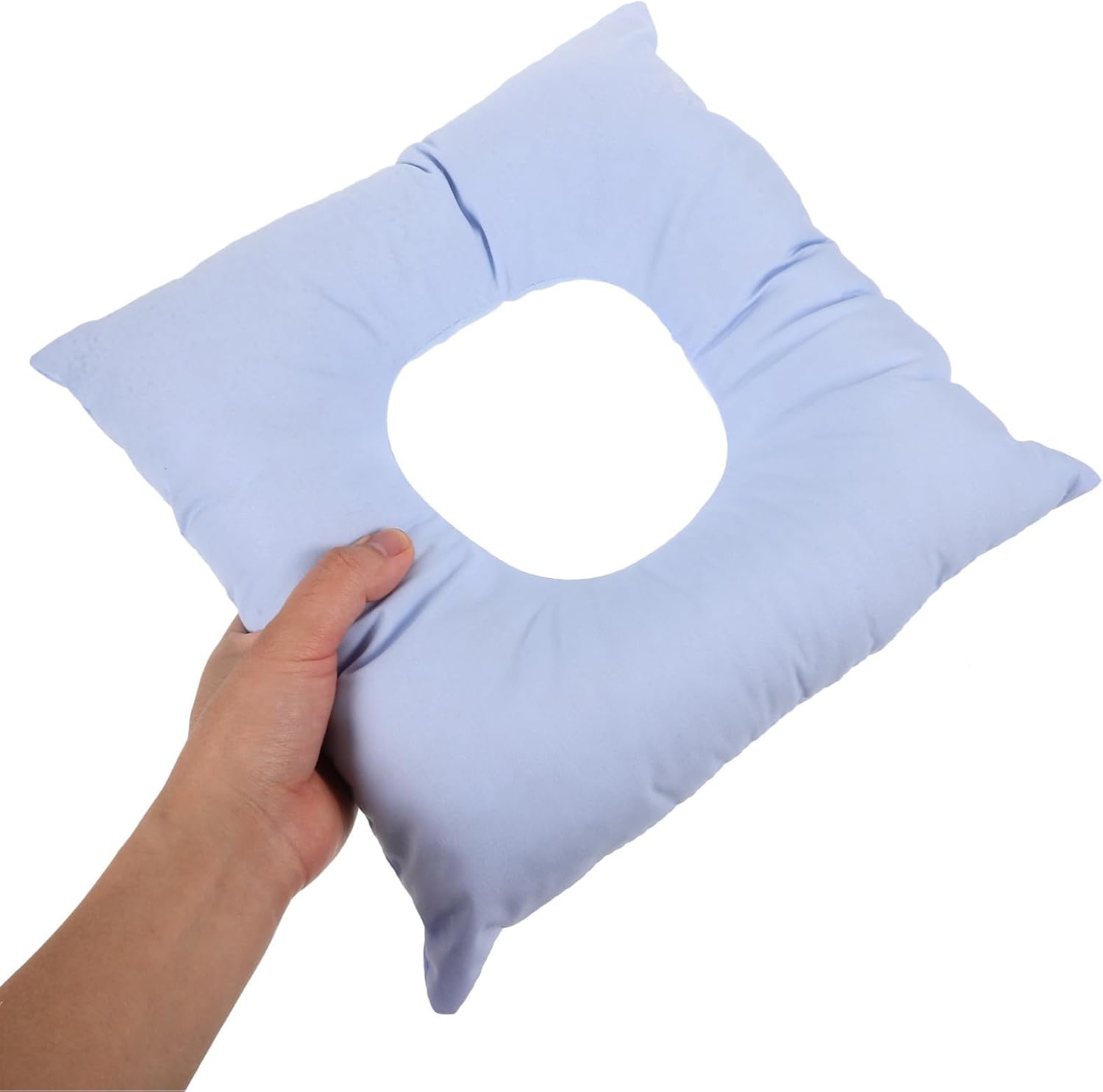 NOLITOY Headrest Face Down Massage Pillow Ergonomic U-Shaped Spa Cushion Salon Accessory for Relaxation and