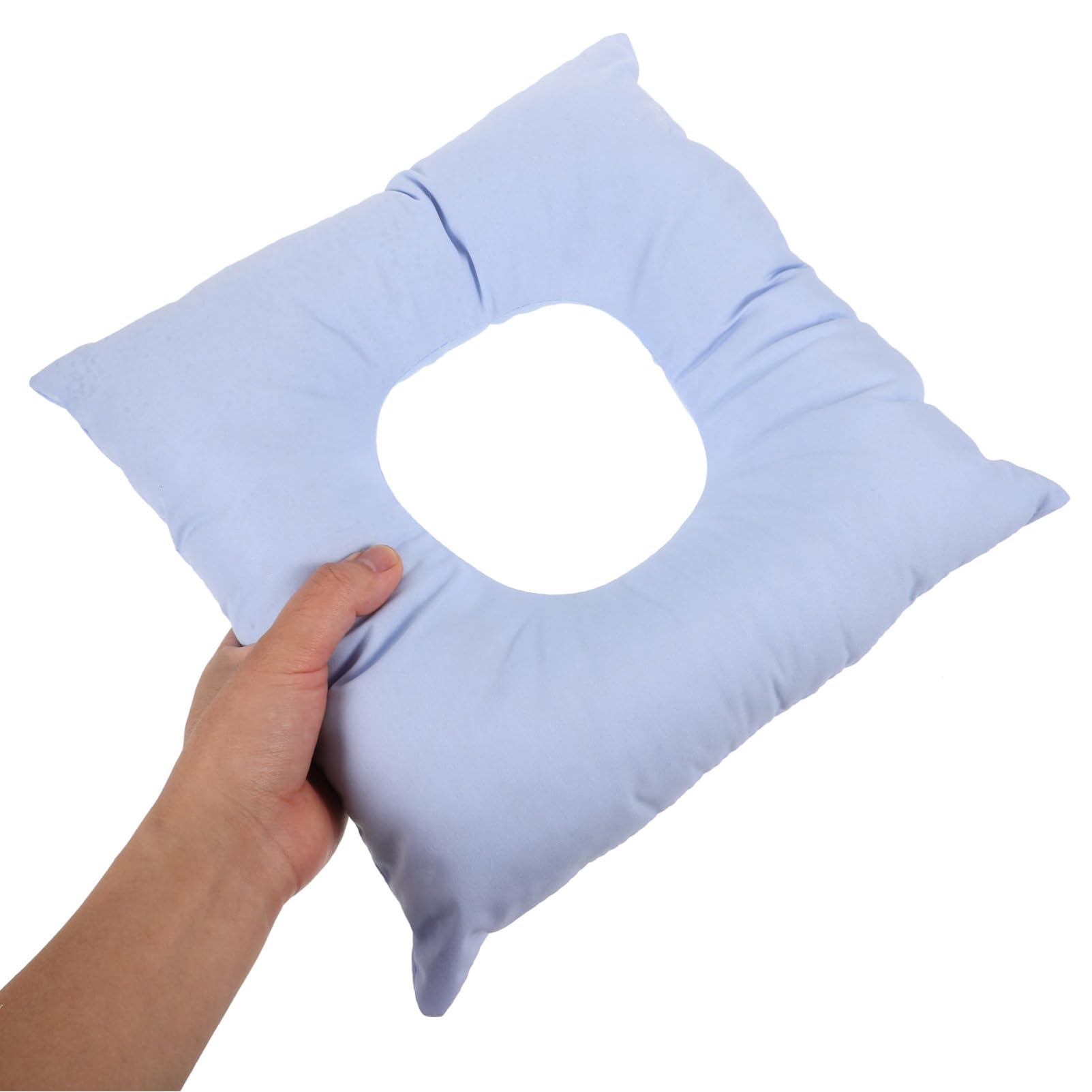 NOLITOY Beauty Bedside Hole Mat Face Down Pillow Spa Massage Pillow Cotton Material Salon-Level Design for Bed