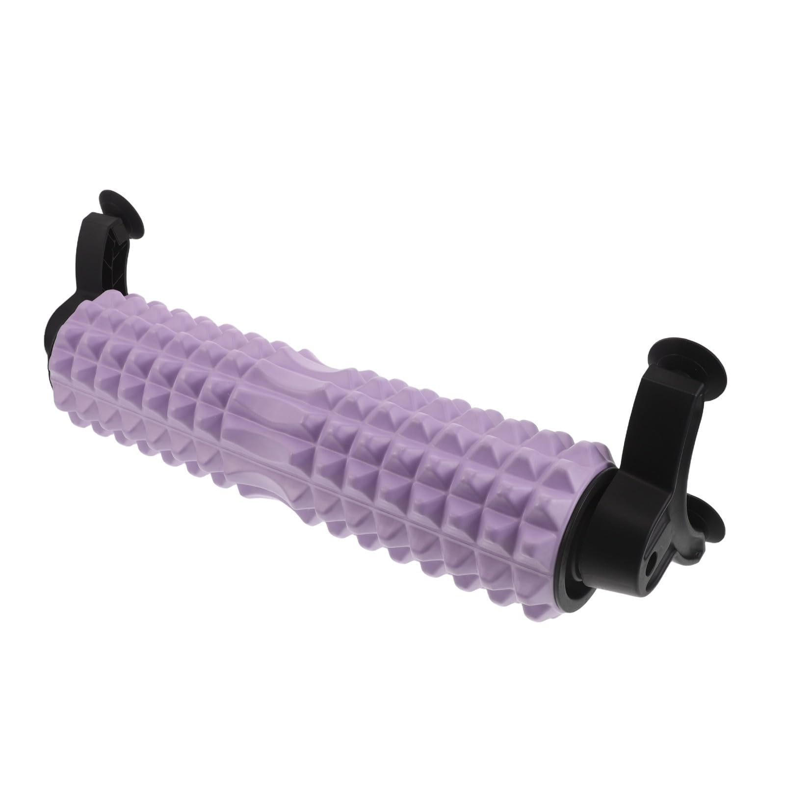TOYANDONA Rullo di Schiuma Solido con Supporto per Massaggio Muscolare e Recupero, per Yoga e Allenamento, Realizzato in Schiuma e Plastica Resistente