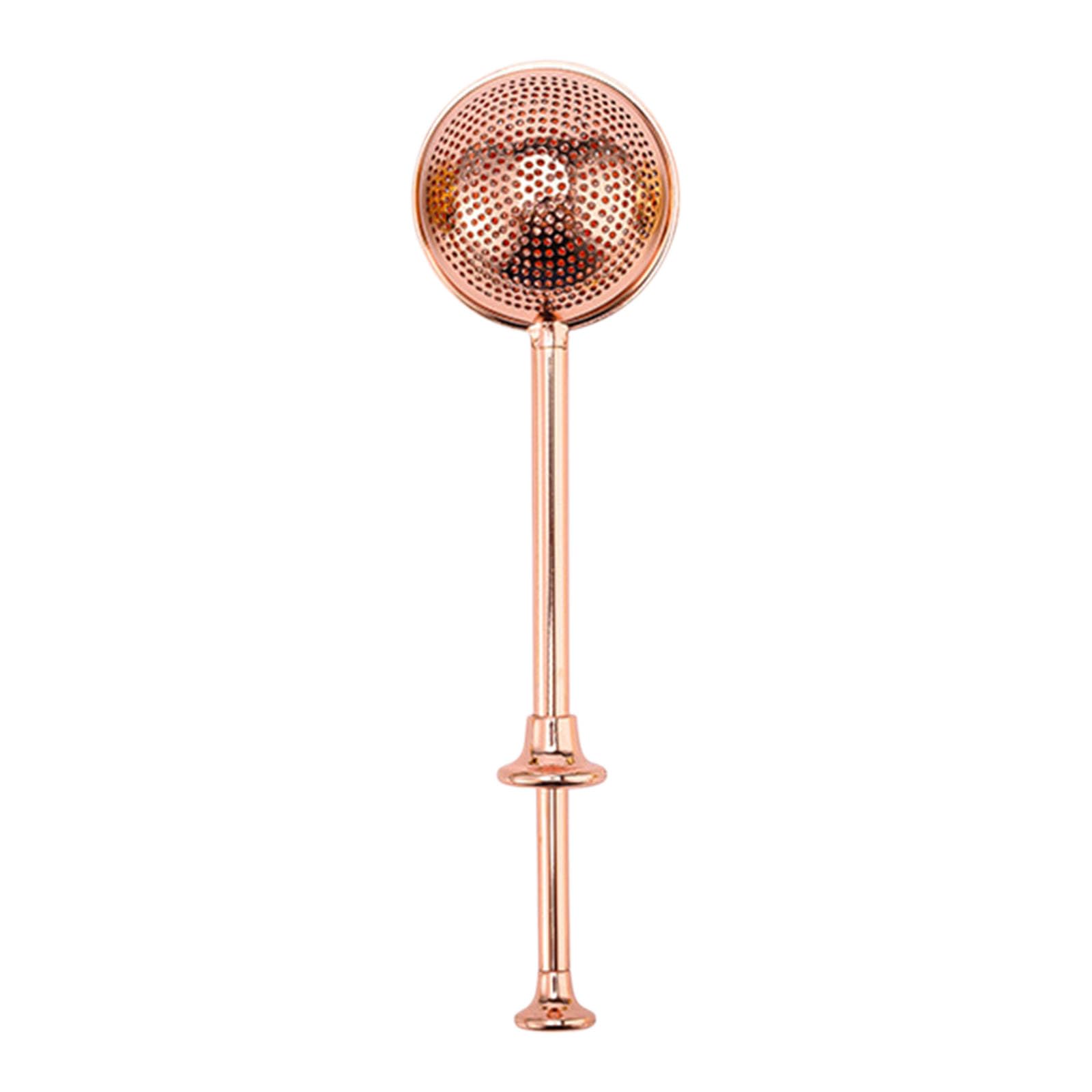 Elnwnnkc Retractable Tea Filter Tea Infuser with Tight Weave Fine Holes Design for Enhancing Flavor Brewing Accessories Infuser