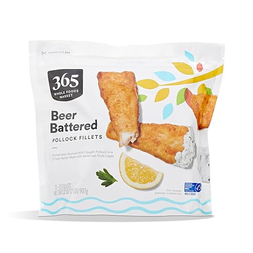 365 By Whole Foods Market, Beer Battered Pollock, 32 Ounce