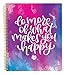 bloom daily planners All in One Ultimate Monthly & Weekly Undated Calendar Planner, Notebook, Sketch Book, Grid Pages, Coloring Book and More! 9" x 11" Do More of What Makes You Happy