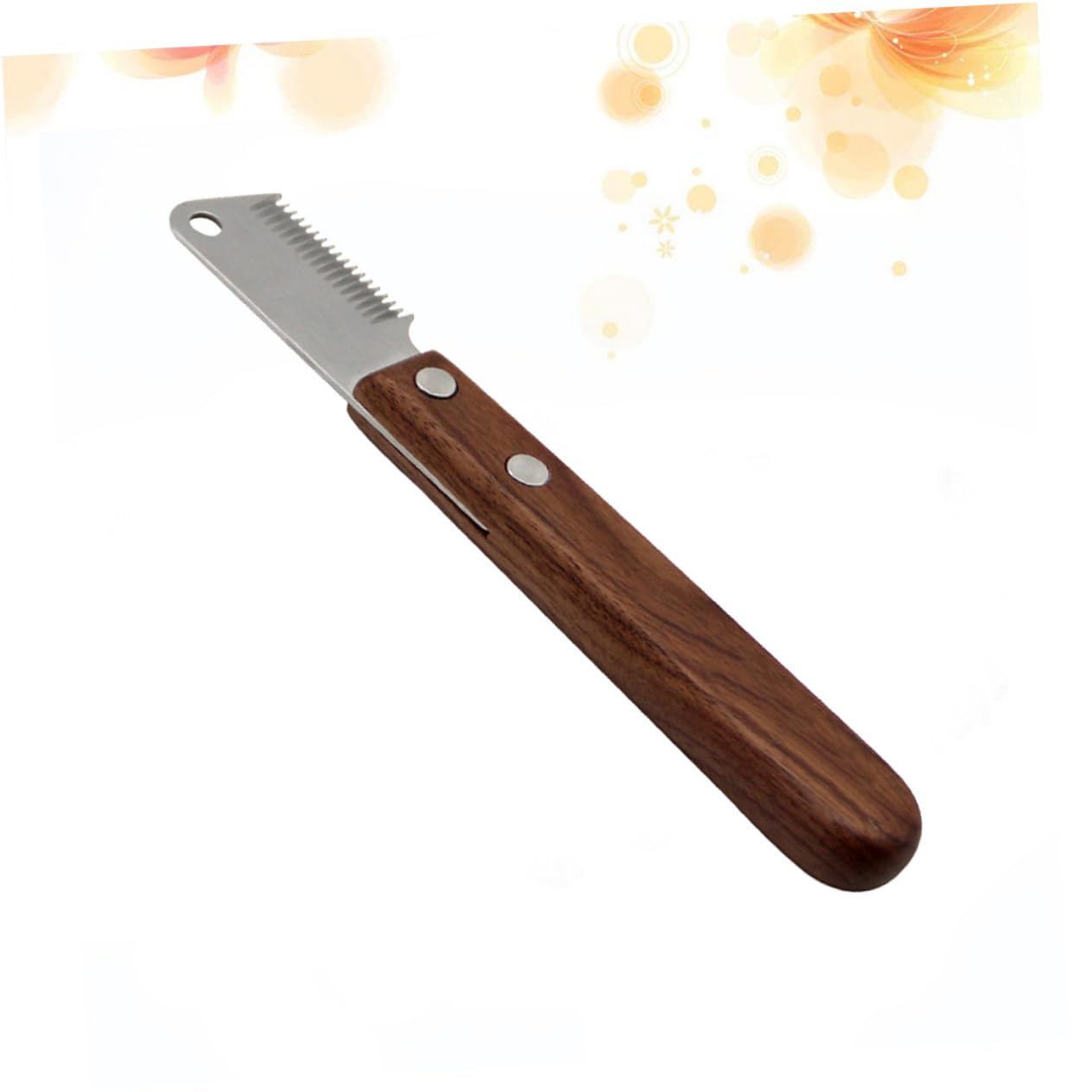 SUPVOX 3piezas Cepillo Deslanador para Inoxidable Rastrillo para Deshedding y Desenredado para Pelajes Gruesos Cuidado Mango De Ergonómico Eliminación Efectiva De Pelo Muerto y