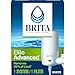 Brita Faucet Mount Water Filter for Sink, Removes 99% of Lead, Elite Advanced Filtration System, Includes 1 Replacement Filter, White -  42201
