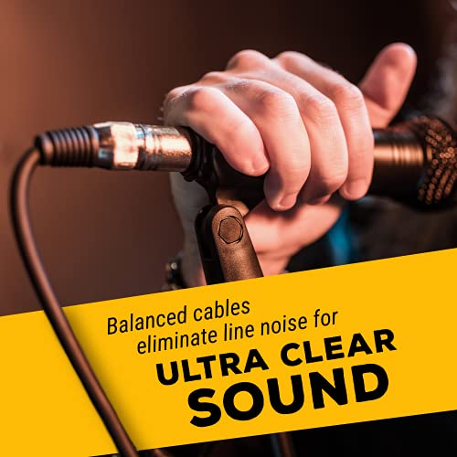 Gls Audio MC2510 25Ft Mic Cable Patch Cords - Xlr Male To Xlr Female Black Microphone Cables thumb #7