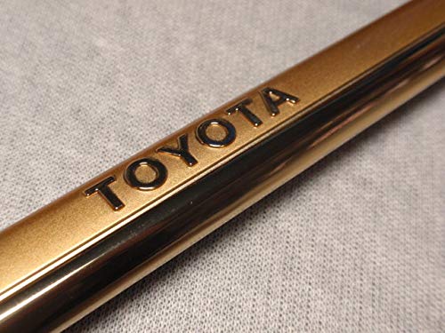 Amazon.co.jp: トヨタ純正ナンバーフレーム（ゴールド加工 コンビ仕様