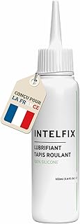 🎁 FREEBIE: INTELFIX 100% Pure Silicone Oil – 100 ml – Treadmill Lubricant – Reduces Noise and Prolongs Life – Eco-Friendly Packaging…