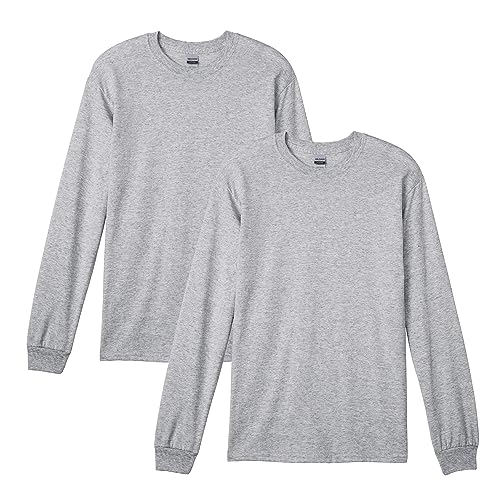 Gildan Adult DryBlend Long Sleeve T-Shirt, Style G8400, 2-Pack, Sport...