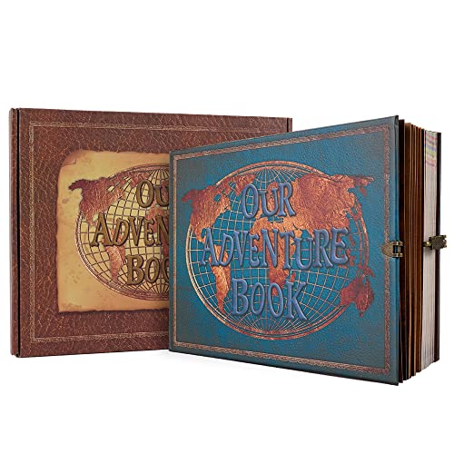 JIMBON Our Adventure Book 180 Pages Scrapbook Photo Album,Retro Style ...