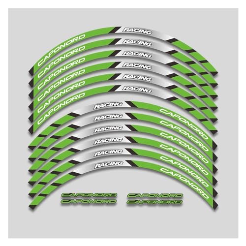 Motorrad Rad Hun Streifen Wasserdicht Reflektierende Aufkleber Aufkleber Felge Dekoration Mark Für Aprilia CAPONORD 1200 TRAVEL RALLY (Farbe : 3)