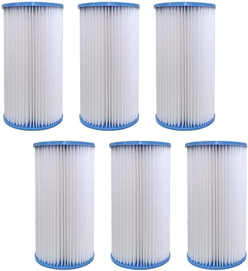 Wingsflying Lot de 6 cartouches filtrantes de rechange compatibles avec piscines INTEX 29000e/59900e