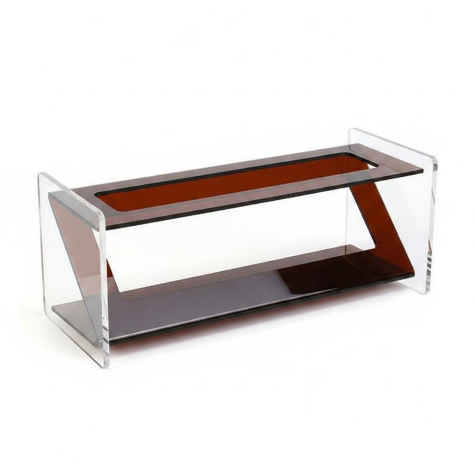 CALANDIS Acrylic Holder Multi-Functional Control Organizer Sleek Design Phone Stand Organizer Amber-image-31