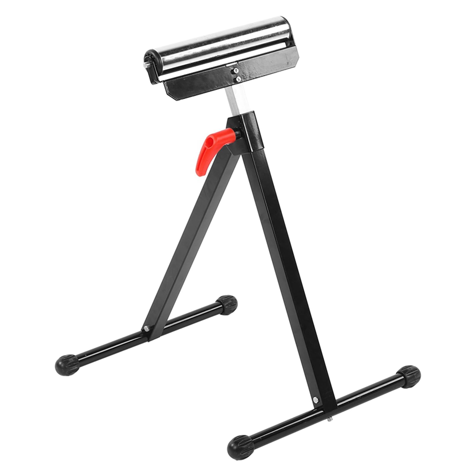Schimer Support à Rouleaux Réglable, Support en Acier Robuste pour équipement de Sciage, 1 unité 67-110cm