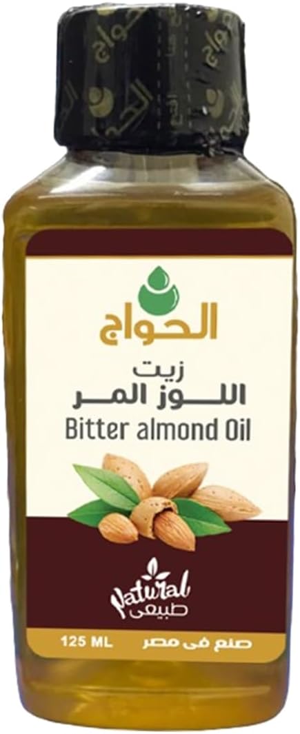 El Hawag Original Bitter Almond Oil 125ml Hydrating Face and Hair Treatment
