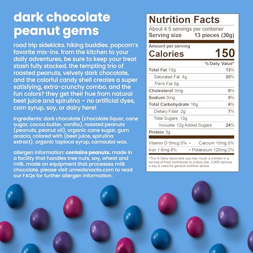UNREAL Complete Variety Pack (6 Bag Sampler) | Less Sugar, Fair Trade, Non-GMO Ingredients with no Corn Syrup or Sugar Alcohols, No Soy