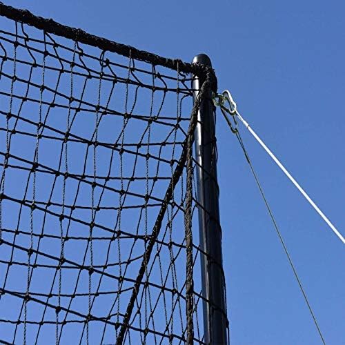 FORTRESS Ultimate Batting Cage Poles | Backyard Baseball Cage Stability Kit - Heavy Duty Poles for Batting Cages &Sports Nets [Pack of 4 or 6]