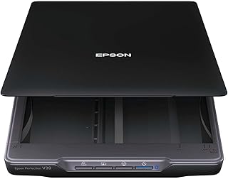 Epson Perfection V39 Color Photo and Document Scanner with Scan-To-Cloud with 4800 x 4800 dpi by Epson