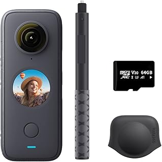 Câmera de ação 4K30fps Câmera WiFi Estabilização de câmera de ação à prova d'água, tela sensível ao toque, edição AI, transmissão ao vivo CâMera De AçãO (Color : Starter Kit, Size : OneSize)