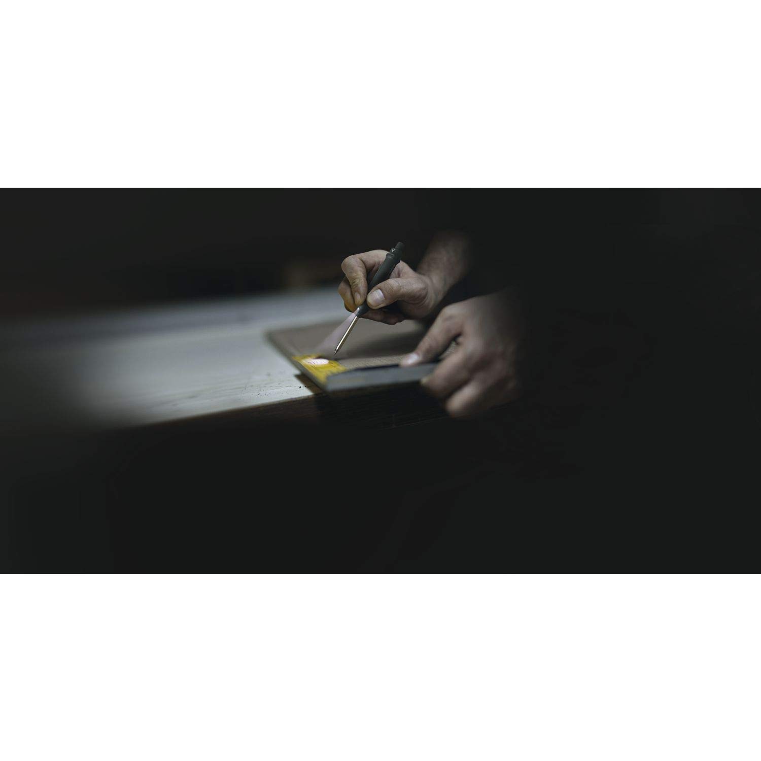 Crayon Charpentier LYRA Dry Profi 2B Marqueur De Chantier Rond Capuchon Taille-crayon LED Mine 2,8 X 2,8 X 100 Mm Sous Blister Lyre Led