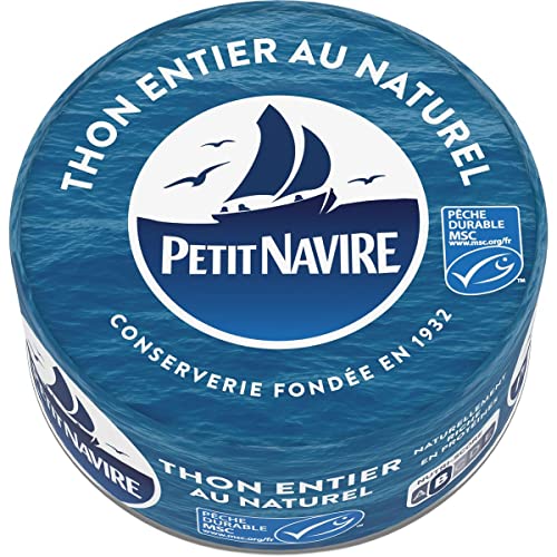Set de 3 unidades *** Pequeño barco atún Albacor completo MSC natural 160 g