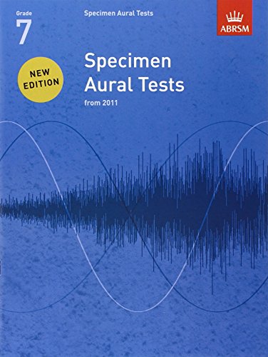 Abrsm specimen aural tests - grade 7 (2011+) book only