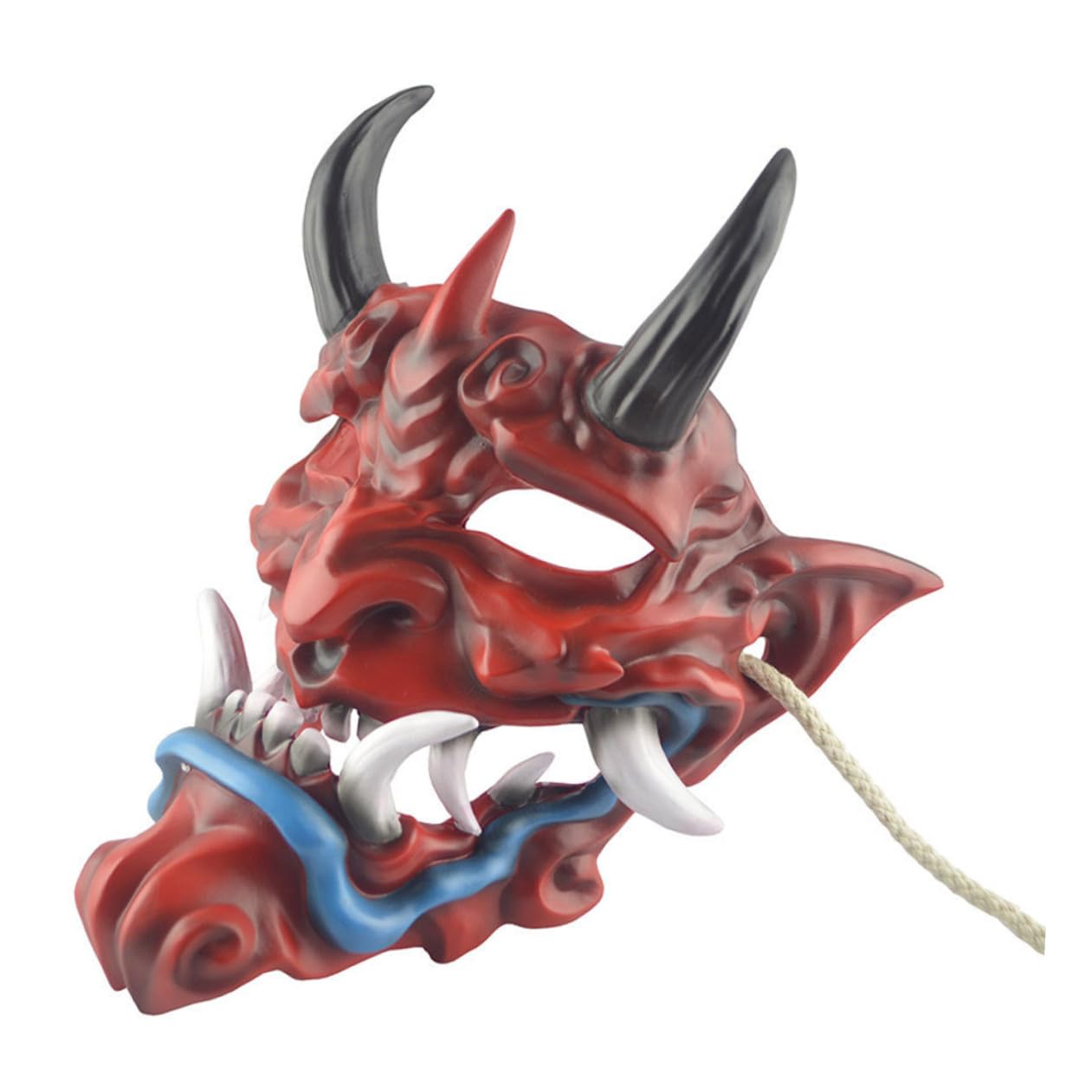 TOYANDONA 1pezzi Maschera Halloween Spaventosa Maschera Da Diavolo in Plastica Resistente Per Feste Halloween Decorazioni e Costumi