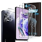 Aerku Pellicola Vetro Temperato per Xiaomi Redmi Note 12 Pro Plus 5G, Pellicola Fotocamera, [2+2 Pezzi] 9H HD Anti Graffi Fotocamera Protezione Schermo Pellicola Protettiva per Redmi Note 12 Pro+