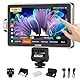 VILTROX DC-A1 2800 Nit Kamera Feld Monitor, 7 Zoll HD 1920 x 1080 IPS Touchscreen Kameramonitor mit 4K HDMI 2.0 EIN-/Ausgang, 3D LUT, Fokus-Peaking, Video-Assistent, HDR-Vollwellenform, F550 Akku