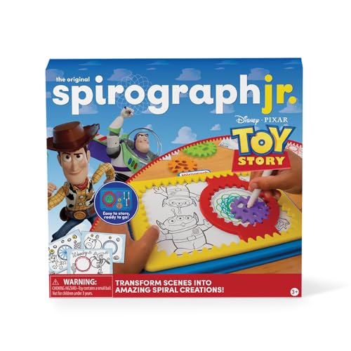 Spirograph Disney Jr. Toddler Arts and Crafts Drawing Art Kit Toddler Activities Drawing Pad Jumbo Gears Washable Markers Unleash Your Child Inner Artist Ages 3+