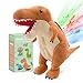 INNObeta Dinosaurios Juguetes Proyector Estrellas Luz Nocturna, T Rex Peluche Animales para Bebe, Niñas, Niños, Infantil, Regalos para Cumpleaños, Navidad, Año Nuevo, Decoración para Cuarto, 36CM