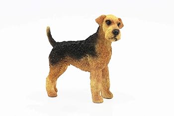 アメリカンビンテージ かわいい木製手作り 犬のランプ テリア