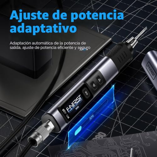 Soldador HS-02A FNIRSI con estuche de almacenamiento portátil para electrónica 7