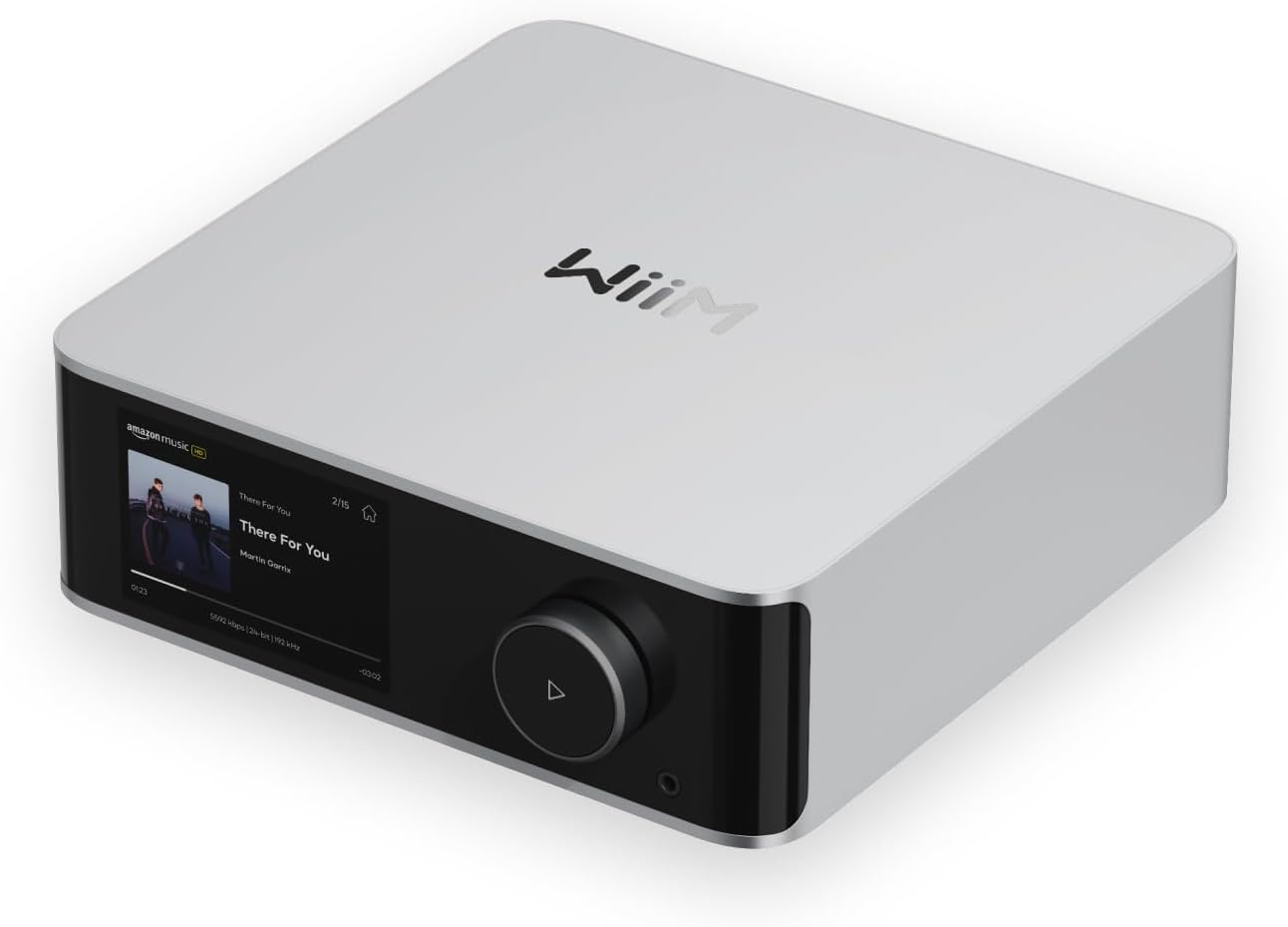 Ultra Hi-Res Music Streamer with Touchscreen & ESS DAC, Silver | Wi-Fi Streaming, RoomFit Correction, HDMI ARC, Phono Input & Multi-Room Audio